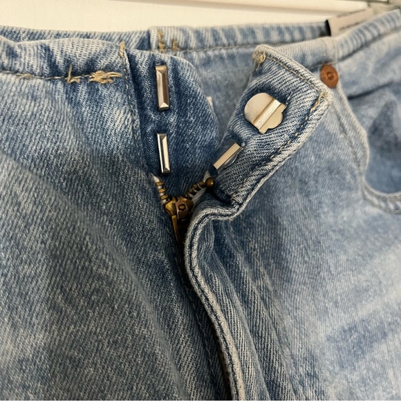 Adriano Goldschmied Etta Jeans Wide Leg Crop Sunlight Blue Size 26R - Picture 3 of 6